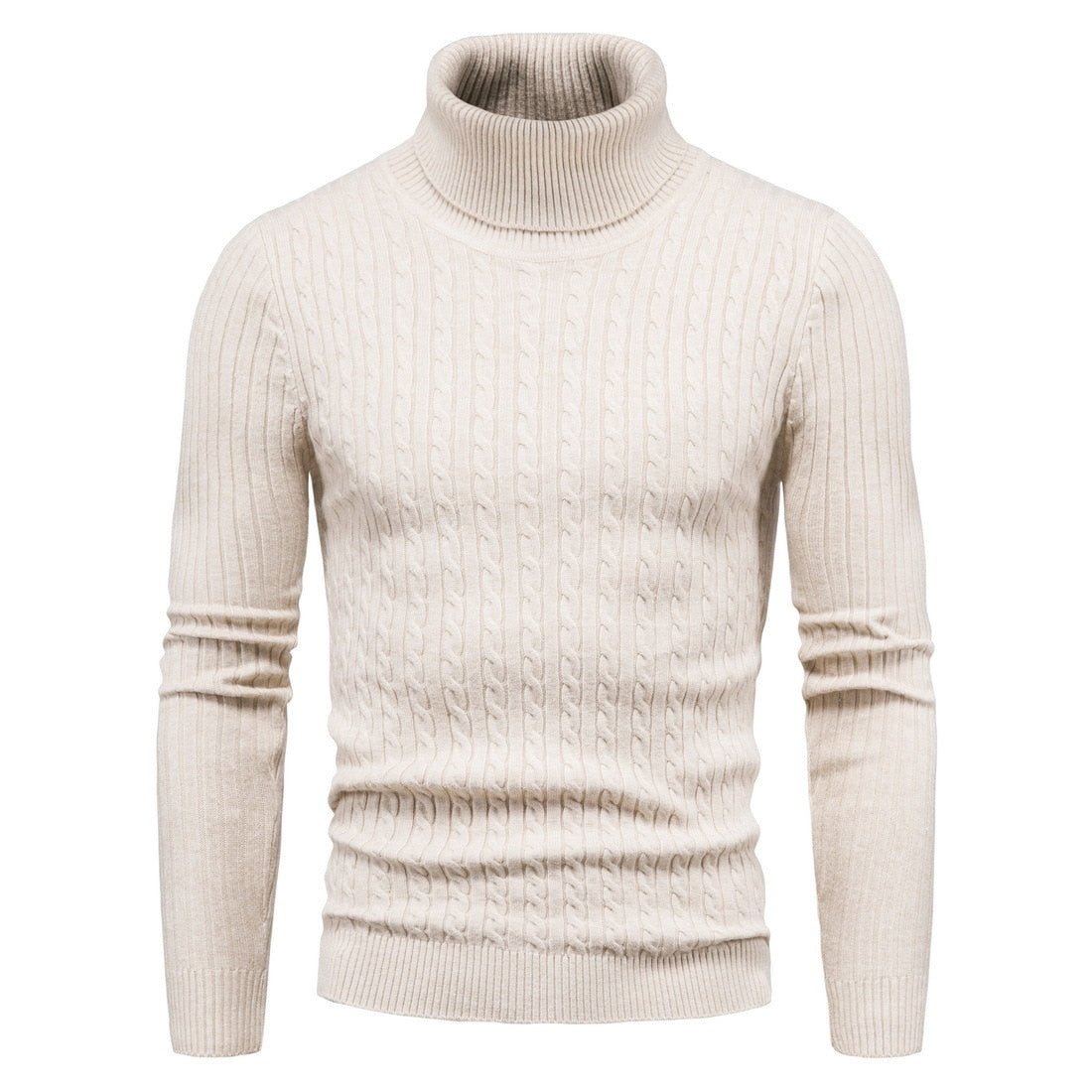 Pull chaud à col roulé pour homme "King Billion - M012222" - Beige / S | Planète Rando