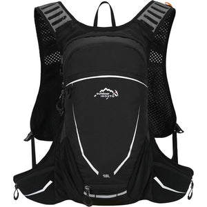 Sac à dos de cyclisme ultra-léger avec filet de rangement 550g "Outdoor Inoxto - 18L" - Noir | Planète Rando