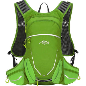 Sac à dos de cyclisme ultra-léger avec filet de rangement 550g "Outdoor Inoxto - 18L" - Vert | Planète Rando