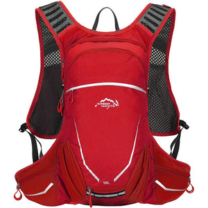 Sac à dos de cyclisme ultra-léger avec filet de rangement 550g "Outdoor Inoxto - 18L" - Rouge | Planète Rando