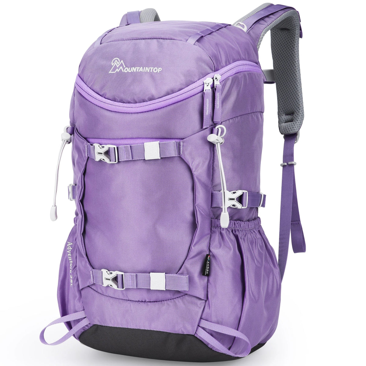 Sac à dos de randonnée 420D ROBIC® Ripstop Nylon "MOUNTAINTOP - M6510 28L" - Violet | Planète Rando