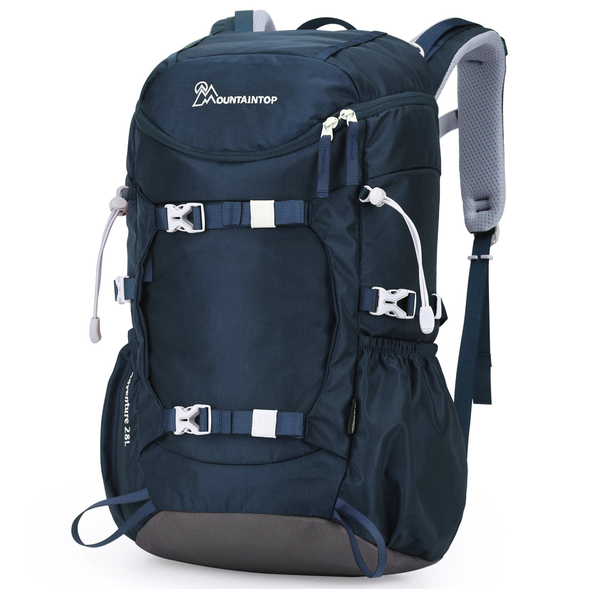 Sac à dos de randonnée 420D ROBIC® Ripstop Nylon "MOUNTAINTOP - M6510 28L" - Bleu navy | Planète Rando