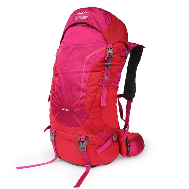 Sac à dos de randonnée avec raincover 1025g "Outdoor Life - Zeus 40/50L" - Planète Rando