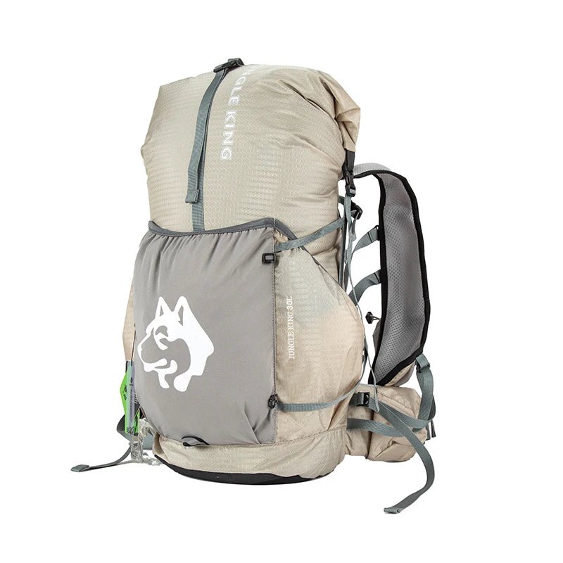 Sac à dos de randonnée, trail, trekking 30-40L "Jungle King - CY1050" - Gris clair | Planète Rando