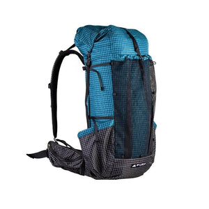 Sac à dos de randonnée / trekking imperméable UHMWPE 46L + 10L 880g "3F UL GEAR - Qi Dian Pro" - Bleu | Planète Rando