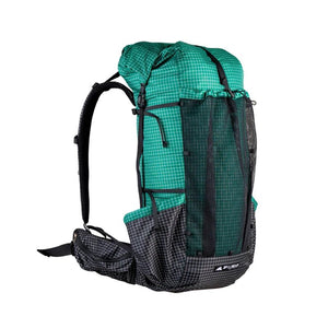 Sac à dos de randonnée / trekking imperméable UHMWPE 46L + 10L 880g "3F UL GEAR - Qi Dian Pro" - Vert | Planète Rando