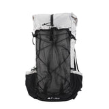 Sac à dos de randonnée ultraléger et imperméable 46L + 10L 850g "3F UL GEAR - Qi dian" - Gris clair | Planète Rando