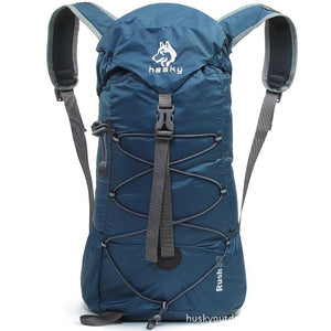 Sac à dos pliant pour la randonnée / marche 360g "Jungle King - Hasky Rush 32L" - Bleu foncé | Planète Rando