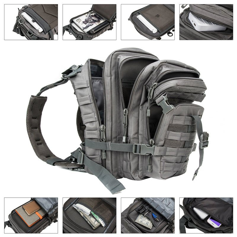 Sac à dos tactique en Nylon 1000D 30L "LQARMY - Tactical bagpack" - Planète Rando