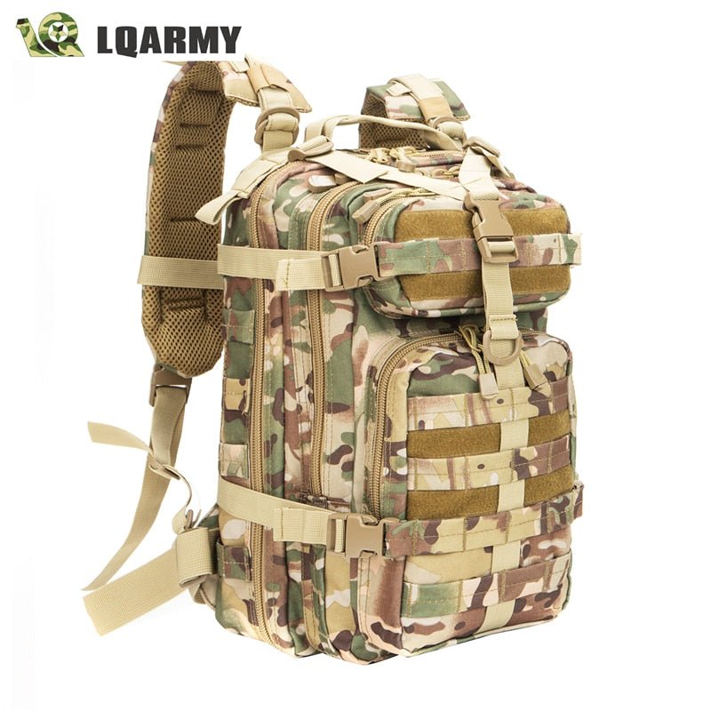 Sac à dos tactique en Nylon 1000D 30L "LQARMY - Tactical bagpack" - Planète Rando