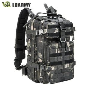 Sac à dos tactique en Nylon 1000D 30L "LQARMY - Tactical bagpack" - Planète Rando