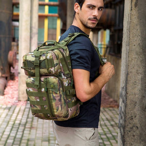 Sac à dos tactique imperméable avec système Molle 30L "Kendome - XA39D" - Planète Rando