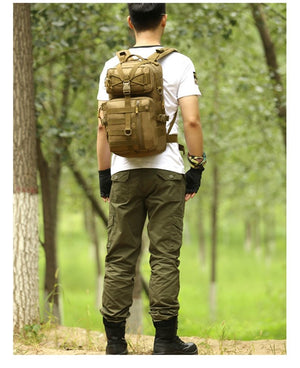 Sac à dos tactique imperméable avec système Molle 30L "Kendome - XA39D" - Planète Rando