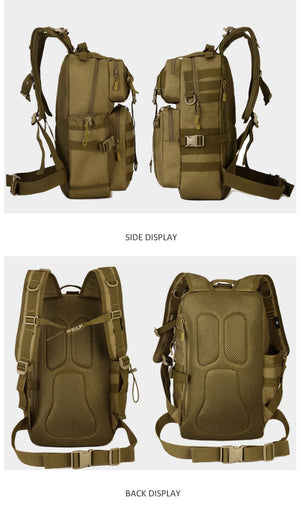 Sac à dos tactique imperméable avec système Molle 30L "Kendome - XA39D" - Planète Rando