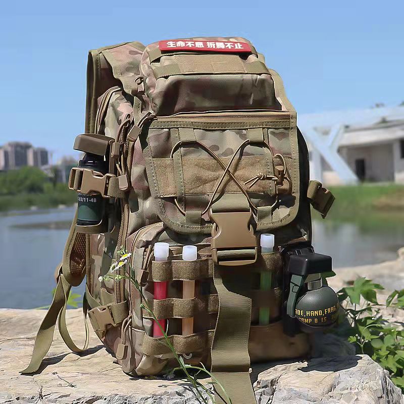 Sac à dos tactique militaire avec système Molle 30-40L "Bag guy - wolfe" - Planète Rando