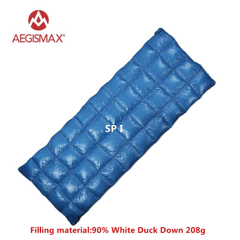 Sac de couchage ultra-léger 90% en duvet de canard blanc 600 FP +15°C à +5°C confort (à partir de 540g) "AEGISMAX – Quilt series" - SP I | Planète Rando