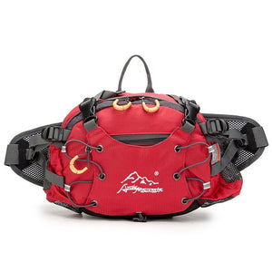 Sac de taille imperméable & compatible bandoulière 10L "Kendome - X351D" - Rouge | Planète Rando