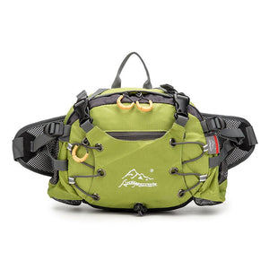 Sac de taille imperméable & compatible bandoulière 10L "Kendome - X351D" - Vert fluo | Planète Rando