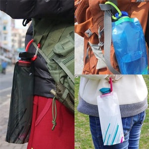 Sac d'eau / bouteille souple pliable et ultraléger 700mL "Pocket - Foldable water" - Planète Rando