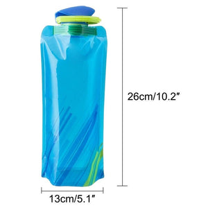 Sac d'eau / bouteille souple pliable et ultraléger 700mL "Pocket - Foldable water" - Planète Rando