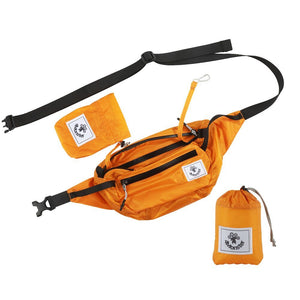 Sacoche banane portable pour la course / randonnée 2L 230g "4monster - H-SHP" - Orange | Planète Rando