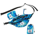 Sacoche banane portable pour la course / randonnée 2L 230g "4monster - H-SHP" - Bleu camo | Planète Rando