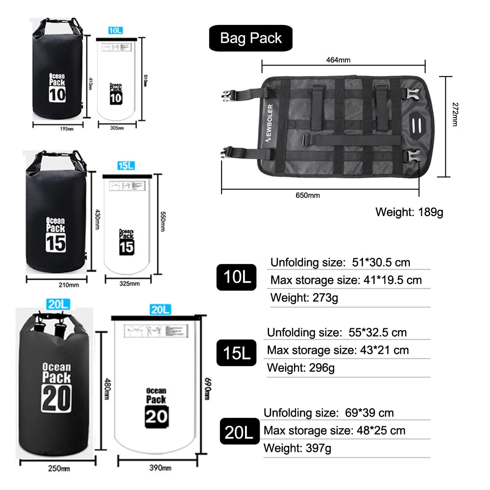 Sacoche de guidon de vélo étanche "Newboler - bag005" - Planète Rando