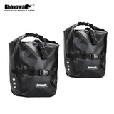 Sacoche de vélo étanche 20L "Rhinowalk - RK19663" - Noir / X2 | Planète Rando