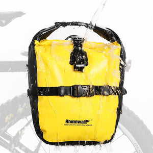 Sacoche de vélo étanche 20L "Rhinowalk - RK19663" - Jaune / X1 | Planète Rando