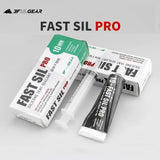 Le Sil-Tec Scellant / colle extérieur pour tente en Nylon et Silicone Double face "Sil-Tec - Seam sealer" assure une protection rapide et efficace de vos tentes enduites de silicone. Doté d'un emballage facile à utiliser avec un tube et une seringue, il sert également de scellant de couture étanche, garantissant une installation simple en 10 minutes.