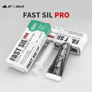 Le Sil-Tec Scellant / colle extérieur pour tente en Nylon et Silicone Double face "Sil-Tec - Seam sealer" assure une protection rapide et efficace de vos tentes enduites de silicone. Doté d'un emballage facile à utiliser avec un tube et une seringue, il sert également de scellant de couture étanche, garantissant une installation simple en 10 minutes.