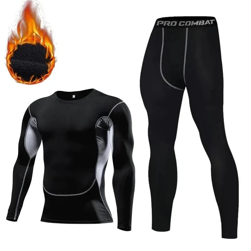 Sous-vêtements thermiques d'hiver pour homme "ANJOY FREEDOM - Pro combat" - Argent / M(40-50kg) | Planète Rando