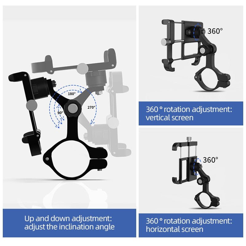 Support de téléphone pour guidon de vélo "HONEVER - Gub Plus 11" - Planète Rando