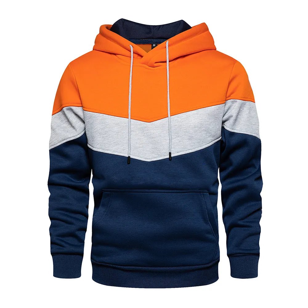 Sweat à capuche décontracté pour homme "REALXIZI - Hoodies" - Orange / S | Planète Rando