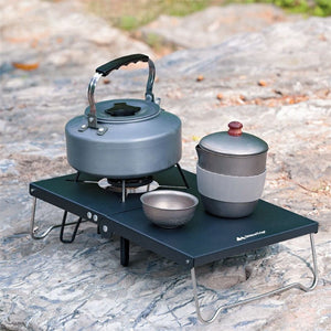 Table de camping portable pour cuisinière à gaz "Into - Shine Trip" - Planète Rando