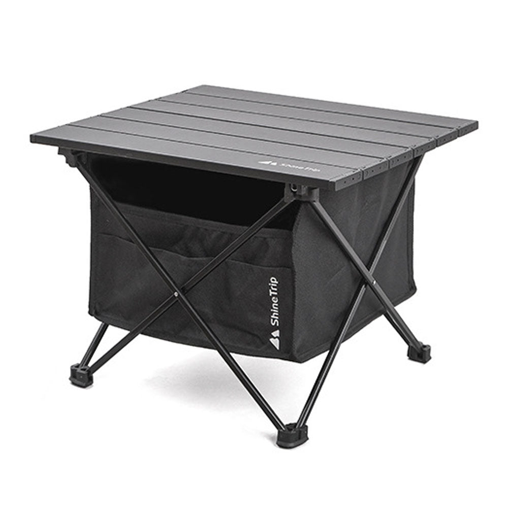 Table pliante d'extérieur avec sac de rangement "ShineTrip - Camping set" - Planète Rando