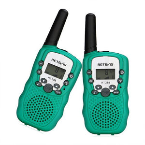 Talkie-walkie / radio portable pour enfants lot de 2 pièces fréquences PMR446 100M / 800M de portée 80g "RETEVIS - RT388" - Planète Rando