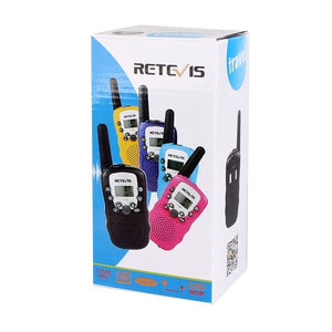 Talkie-walkie / radio portable pour enfants lot de 2 pièces fréquences PMR446 100M / 800M de portée 80g "RETEVIS - RT388" - Planète Rando