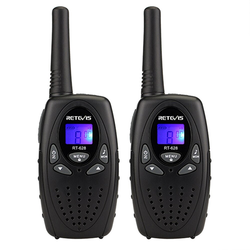 Talkie-walkie / radio portable pour enfants lot de 2 pièces fréquences PMR446 100M / 800M de portée 80g "RETEVIS - RT388" - Planète Rando