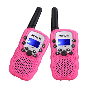 Talkie-walkie / radio portable pour enfants lot de 2 pièces fréquences PMR446 100M / 800M de portée 80g "RETEVIS - RT388" - Planète Rando