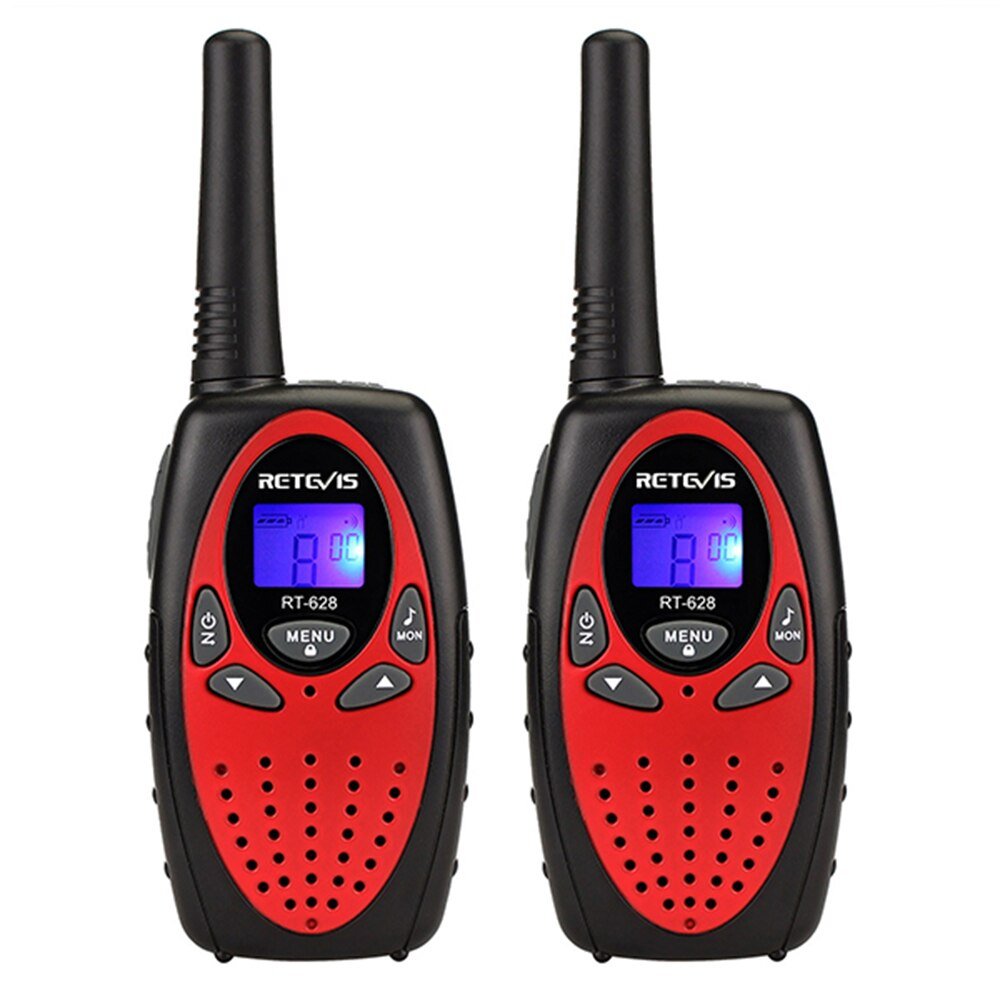 Talkie-walkie / radio portable pour enfants lot de 2 pièces fréquences PMR446 100M / 800M de portée 80g "RETEVIS - RT388" - Planète Rando