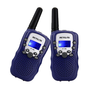 Talkie-walkie / radio portable pour enfants lot de 2 pièces fréquences PMR446 100M / 800M de portée 80g "RETEVIS - RT388" - Planète Rando