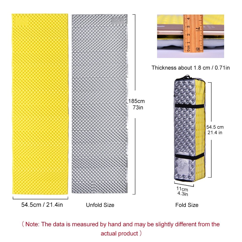 Tapis en mousse IXPE 490g "Widesea - WSCM-201" - Planète Rando