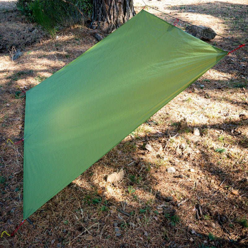 Tarp ultra-léger / footprint 15D en nylon silicone 160g "FLAME'S CREED Ultralight" - Planète Rando