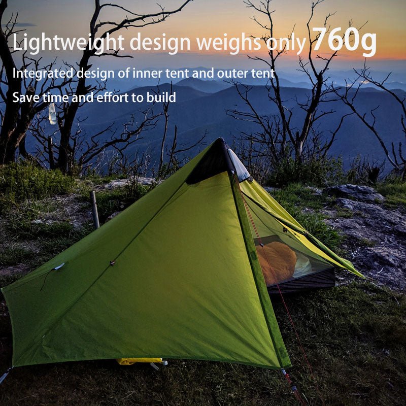 Tente de camping 1 personne à double-parois ultra-légère 3/4 saisons 860g "3F UL GEAR - Lanshan 1" - Planète Rando