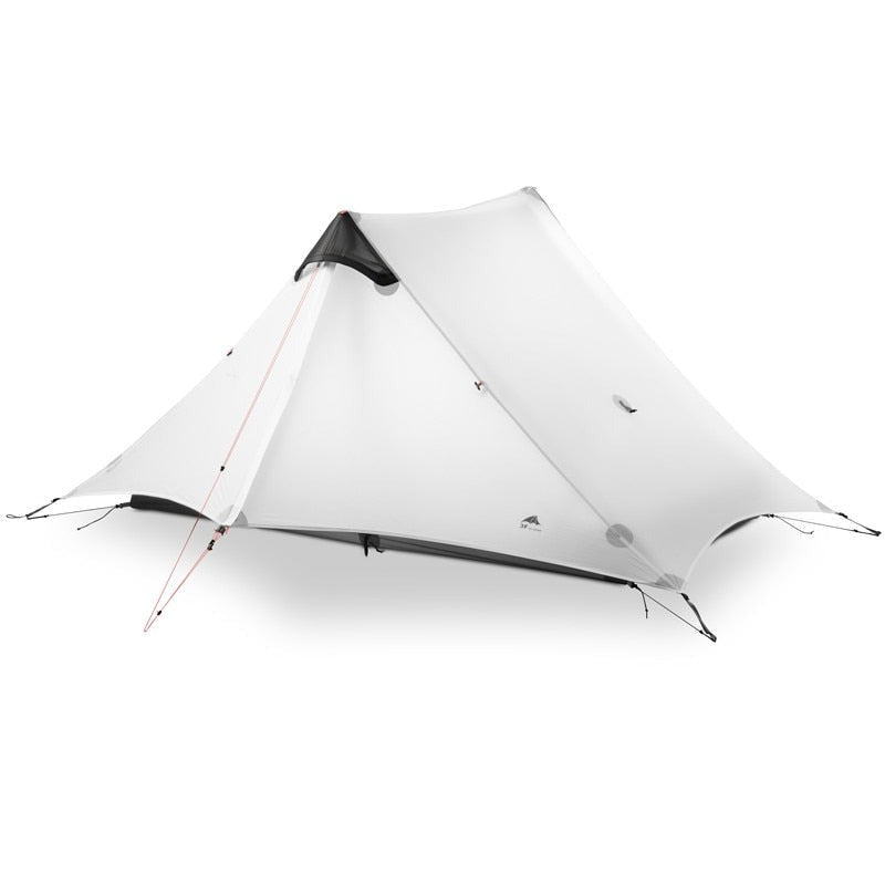 Tente de camping 1-2 personnes à double-parois ultra-légère 1,2kg "3F UL GEAR - LanShan 2" - Gris / 4 saisons | Planète Rando