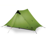 Tente de camping 1-2 personnes à double-parois ultra-légère 1,2kg "3F UL GEAR - LanShan 2" - Vert / 3 saisons | Planète Rando