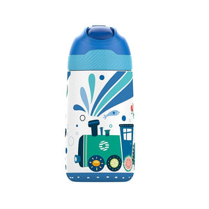 Thermos avec motif et paille sans BPA de 350ml pour enfant "FEIJIAN - FS" - Planète Rando