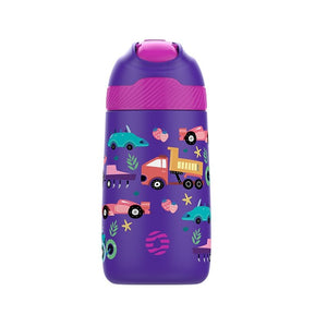 Thermos avec motif et paille sans BPA de 350ml pour enfant "FEIJIAN - FS" - Planète Rando