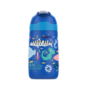 Thermos avec motif et paille sans BPA de 350ml pour enfant "FEIJIAN - FS" - Planète Rando